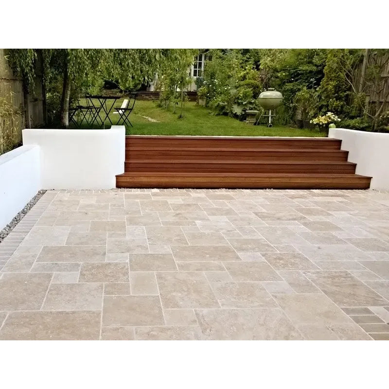 Classic Travertine French Pattern