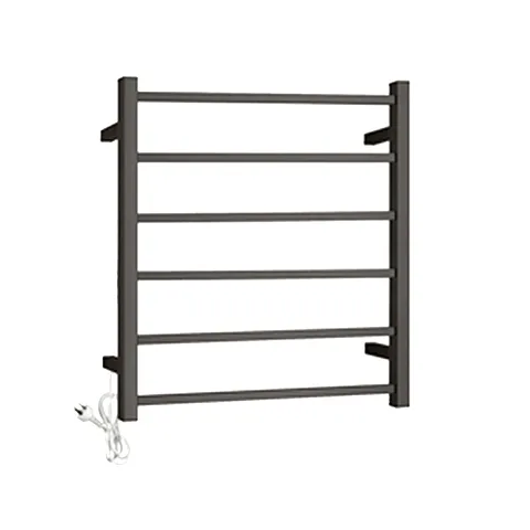 HEATED TOWEL RAIL 6 BARS SQ GM
