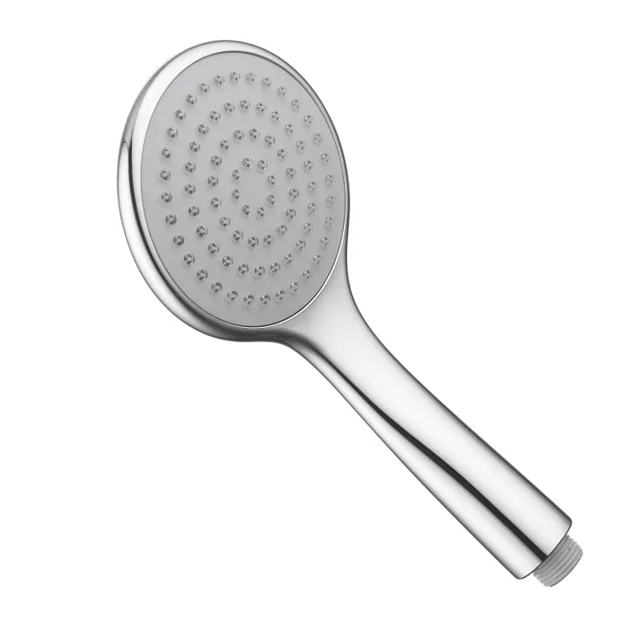 Pavia Chrome Shower Rail with Round Handheld Shower Piece