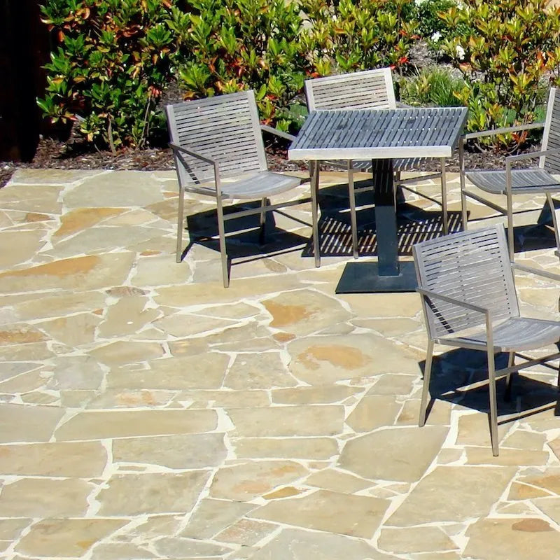 Tuscan Beige Limestone Crazy Paver