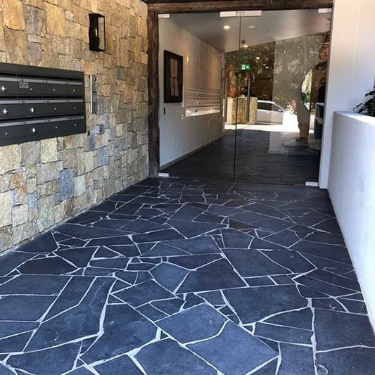 Midnight Glow Limestone Crazy Paver