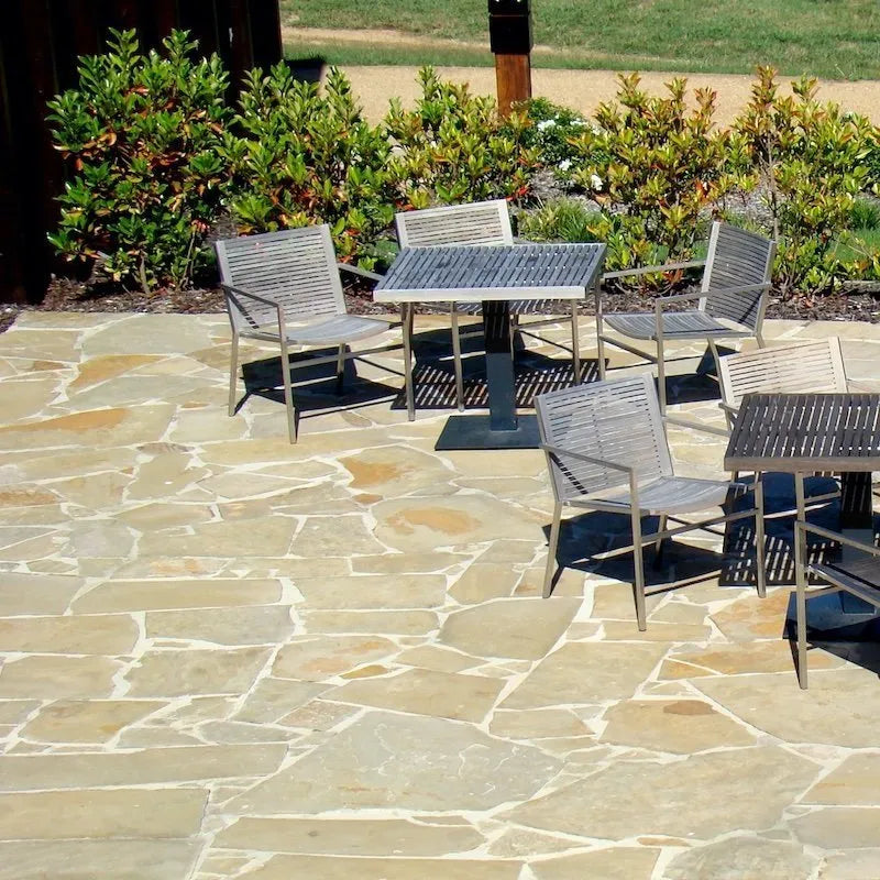 Tuscan Beige Limestone Crazy Paver