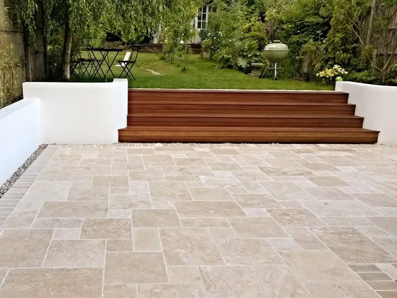 Classic Travertine French Pattern