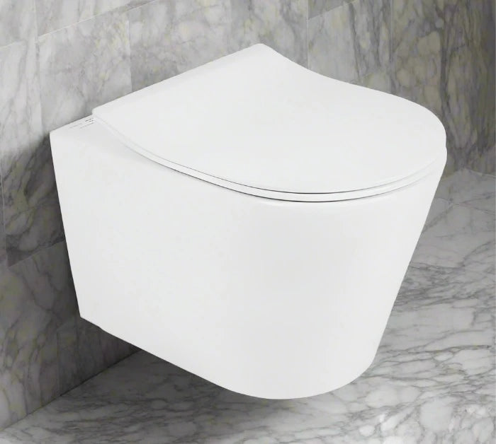 ALZANO RIMLESS WALL HUNG PAN SLIM SEAT