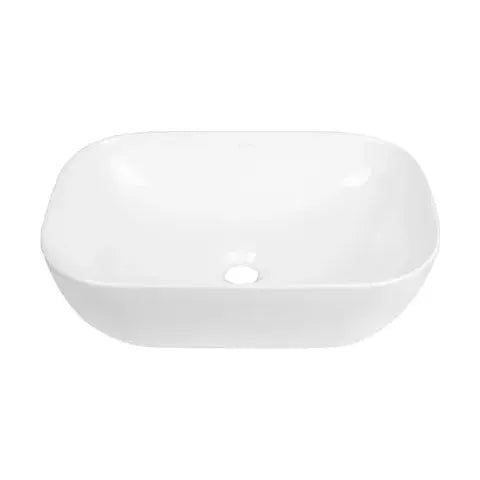 Artis O'96 455x325x135 Gloss White Oval Basin Ultra Slim