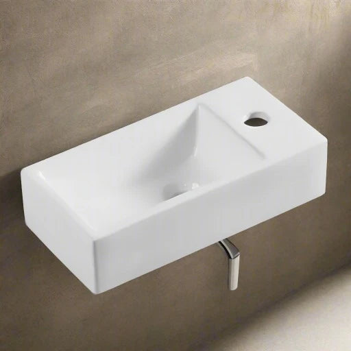 COMPACT WALL HUNG 405X200X105 L/H BASIN