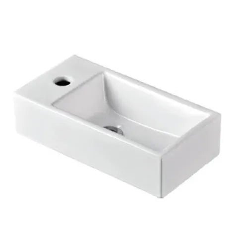 Compact Wall Hung 405x200x105 R/H Basin