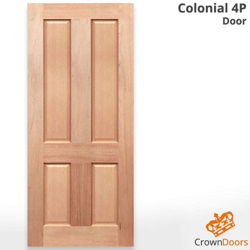 COLONIAL 4P SOLID TIMBER DOOR