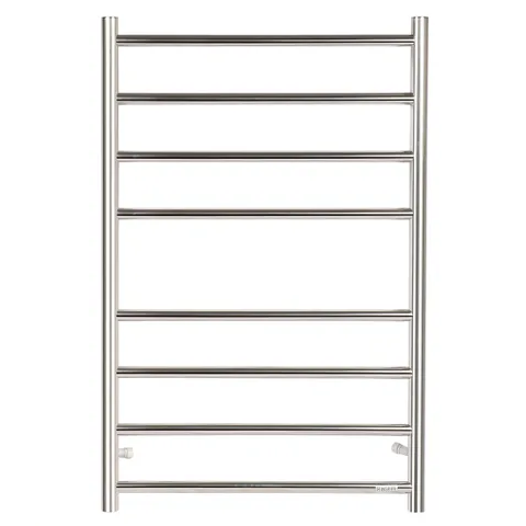 HEATED TOWEL RAIL 8 BAR RND CH