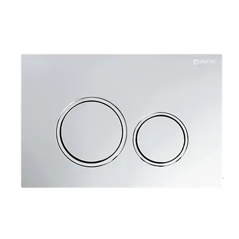 Inspire Dual Flush Plate Round Chrome