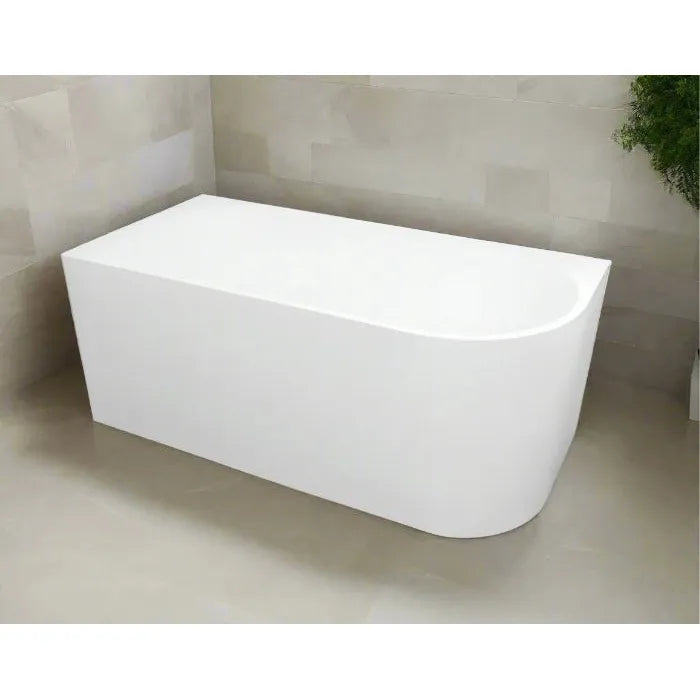 Left Corner 1700X800X600 Gloss White Bathtub NF