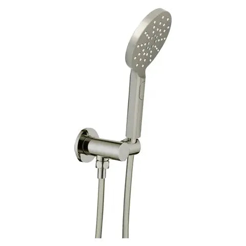 Pavia Brushed Nickel Handheld Shower Set Round