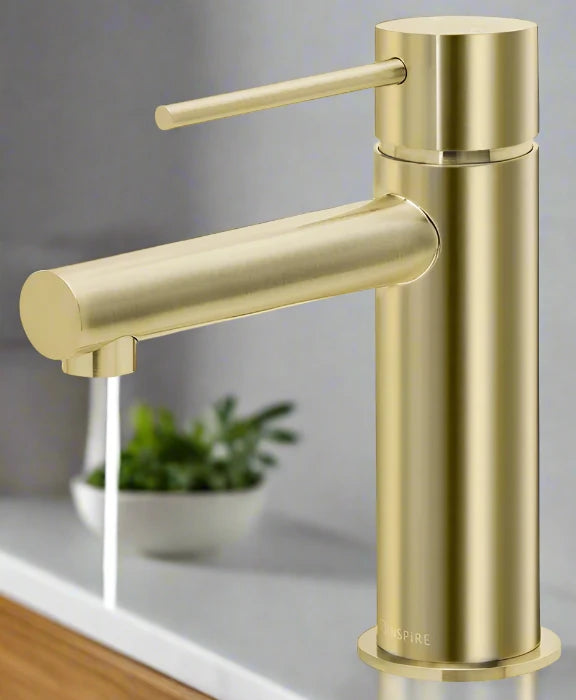 ROUL BASIN MIXER BRUSHED GOLD