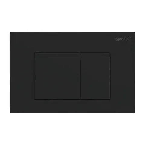 R&T Dual Flush Plate Large Square Matte Black