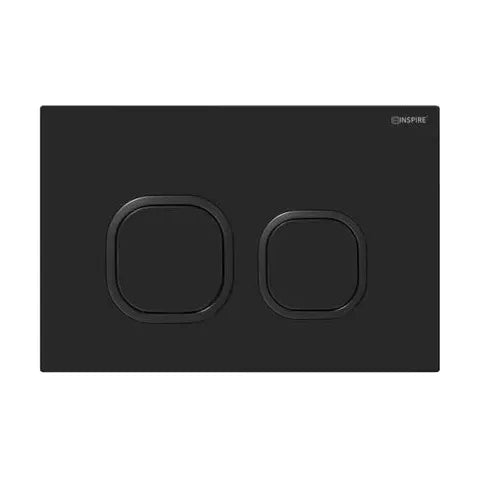 R&T Soft Square Push Plate Matte Full Black