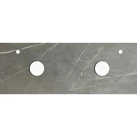 Rock Plate Stone 1500x465x15 Amani Grey 10 O'Clock 2 O'Clock Taphole