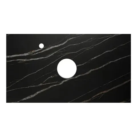 Rock Plate Stone 600x465x15 Empire Black 10 O'Clock Taphole