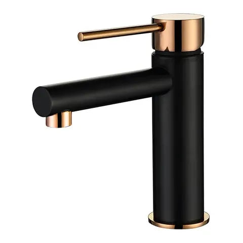 Roul Basin Mixer Matte Black & Rose Gold