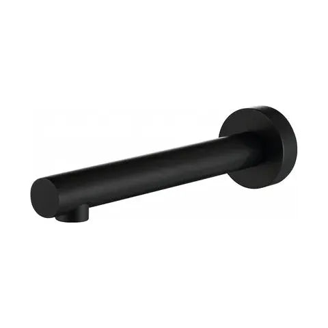 Roul Matte Black Bath Spout Round