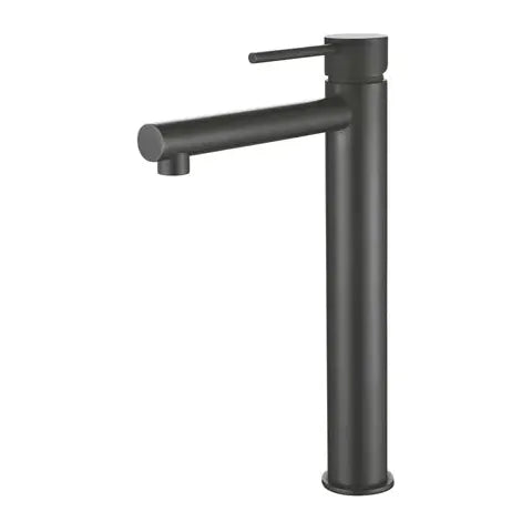 Roul Tall Basin Mixer Gun Metal