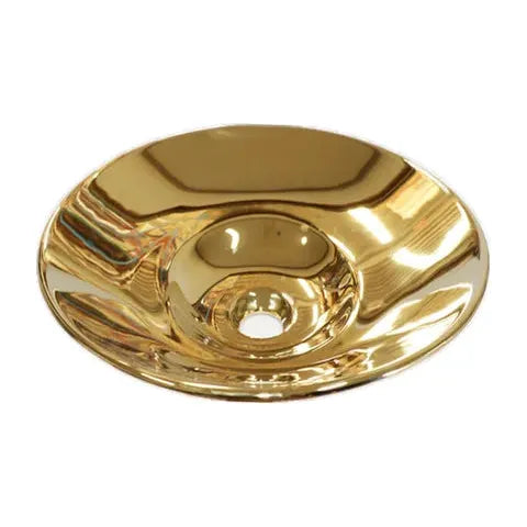 Semi Insert 410x410x110 Metallic Gold Basin