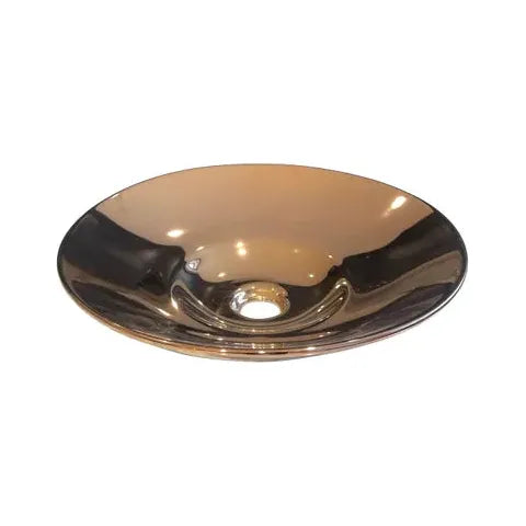 Semi Insert 410x410x110 Metallic Rose Gold Basin