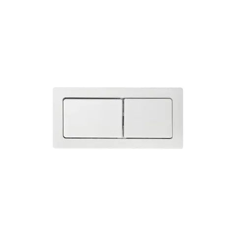 Square Toilet Button Matte White