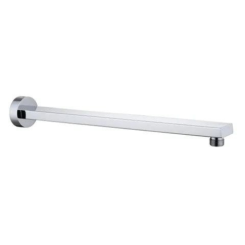 Taran 400mm Chrome Straight Wall Arm Squar