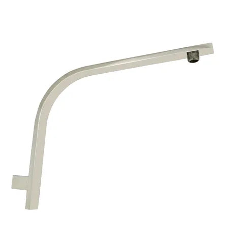 Taran Brushed Nickel Gooseneck Shower Arm Square