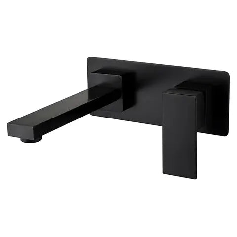 Taran Wall Basin Mixer Matte Black