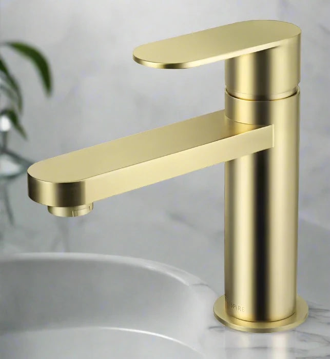 VETTO BASIN MIXER BRUSHED GOLD