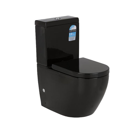 BTW Toilet Cistern Gloss Black