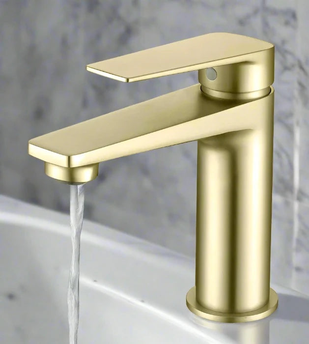 ZEVIO BASIN MIXER BRUSHED GOLD