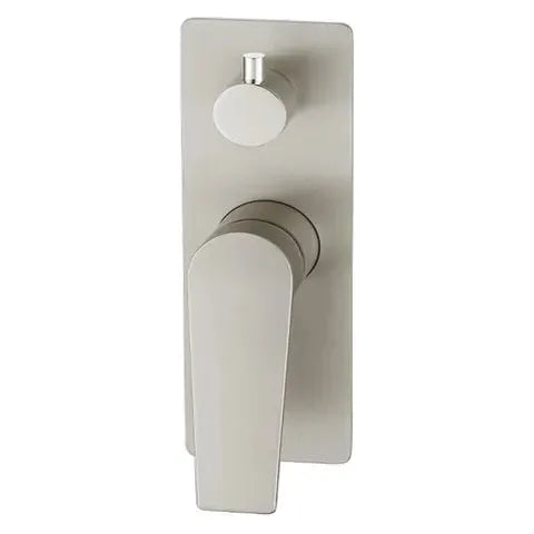 Zevio Diverter Shower Mixer Brushed Nickel