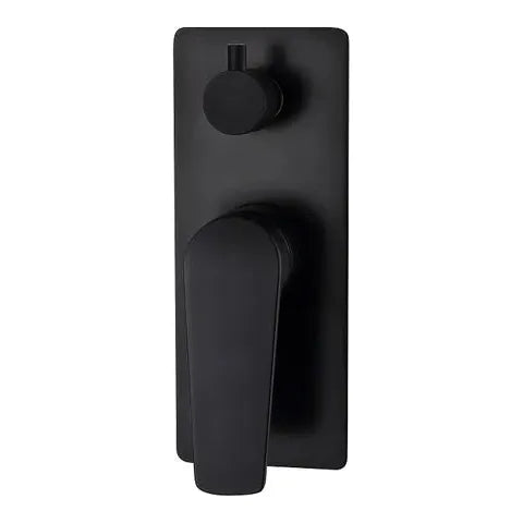 Zevio Diverter Shower Mixer Matte Black