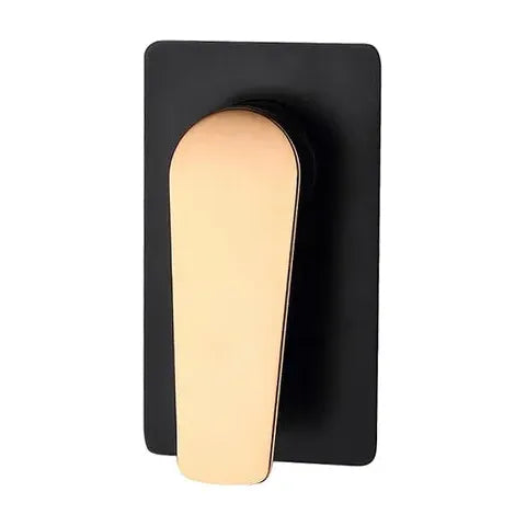 Zevio Shower Mixer Matte Black & Rose Gold