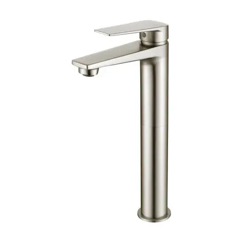 Zevio Tall Basin Mixer Brushed Nickel