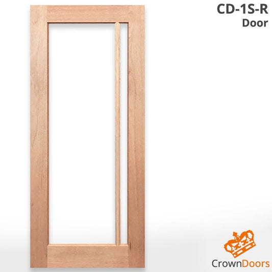 CD-1S-R MODERN SOLID TIMBER DOOR