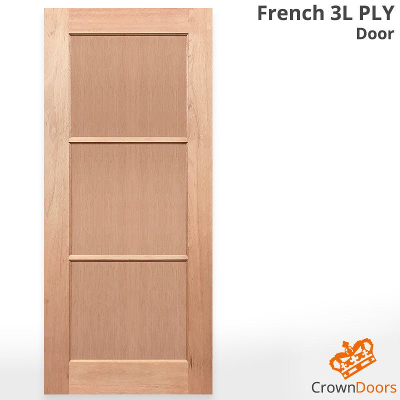 FRENCH 3L PLY SOLID TIMBER DOOR