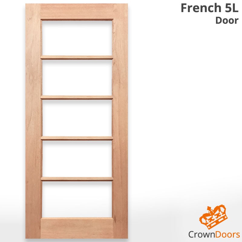 FRENCH 5L SOLID TIMBER DOOR