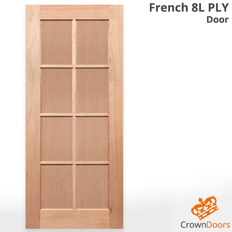 FRENCH 8L PLY SOLID TIMBER DOOR