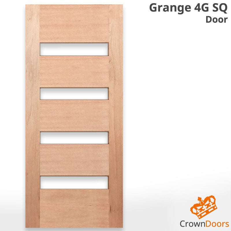 GRANGE 4G SQ MODERN SOLID TIMBER DOOR