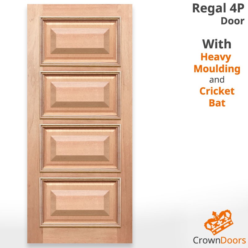 REGAL 4P SOLID TIMBER DOOR