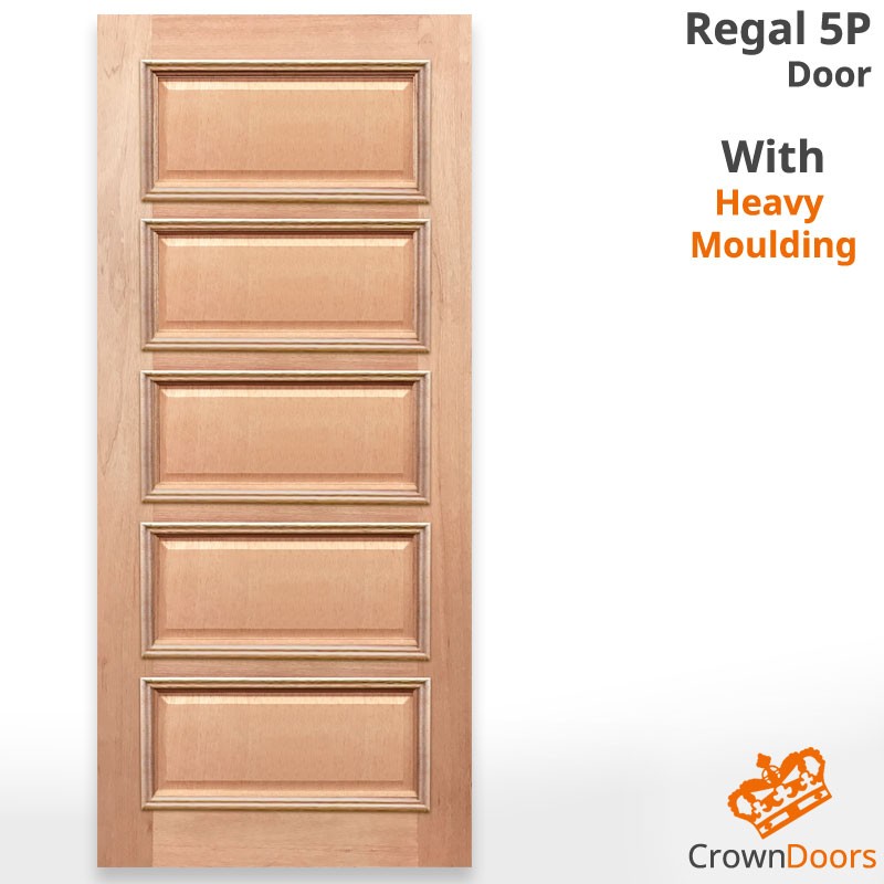 REGAL 5P SOLID TIMBER DOOR