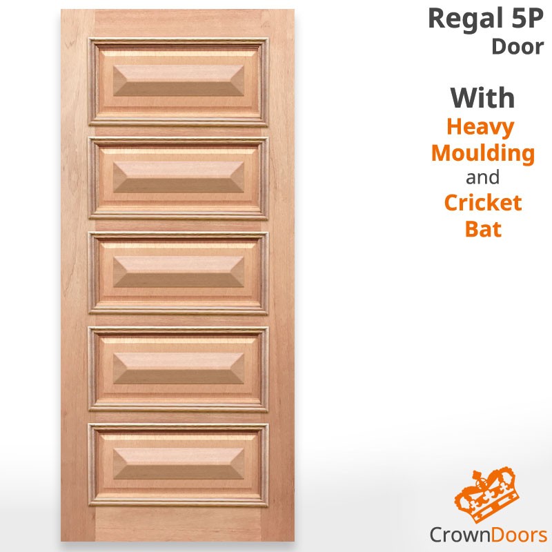 REGAL 5P SOLID TIMBER DOOR