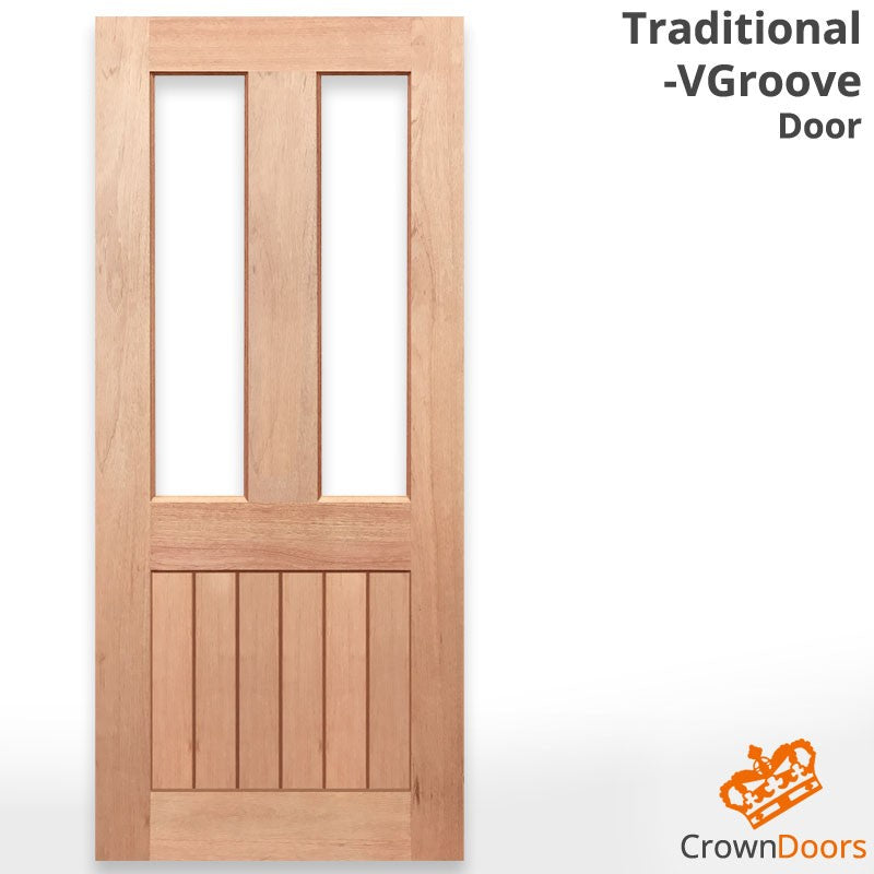 TRADITIONAL-VGROOVE SOLID TIMBER DOOR